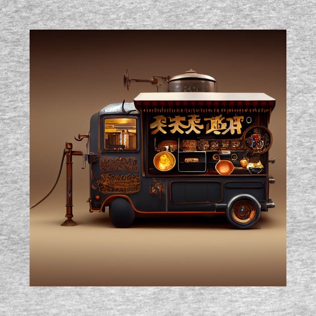 Steampunk Tokyo Ramen Food Truck by Grassroots Green